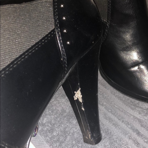 Beautiful black stretch comfort shoe - Picture 4 of 4